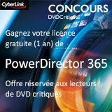 Résultats du concours PowerDirector 365